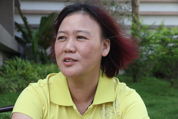 图为谈起工作，黎晓婷对孩子充满了感情